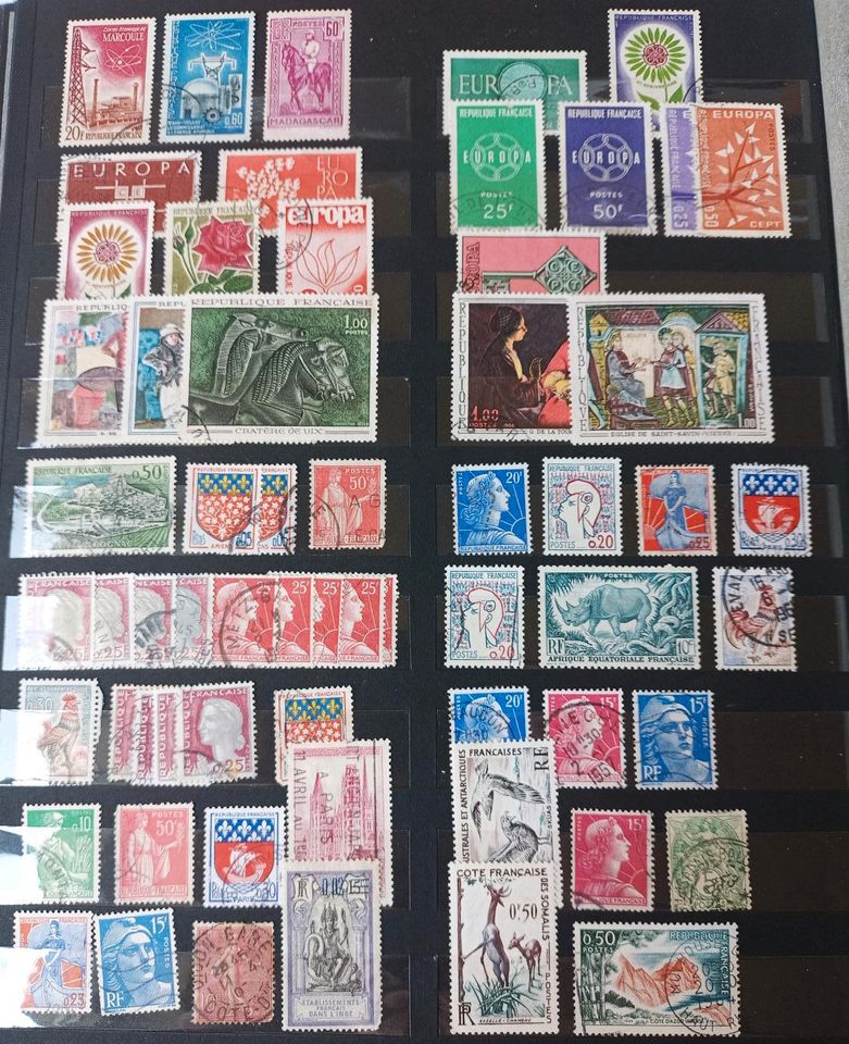 Briefmarken Ausland Alte Frankreich Niederlande Belgien Sammlung in Bad Neustadt a.d. Saale