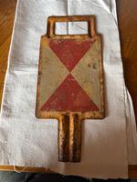 Vintage DB Warnschild aus Metall-reflektierend Rheinland-Pfalz - Trier Vorschau