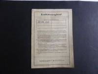 Für Opel Olympia Rekord P2 Bj.62 mit 55 PS original Brief Thüringen - Schmoelln Vorschau