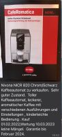 Nivona Kaffeeautomat NICR 820 Chrom/ Schwarz . Schleswig-Holstein - Kellenhusen Vorschau