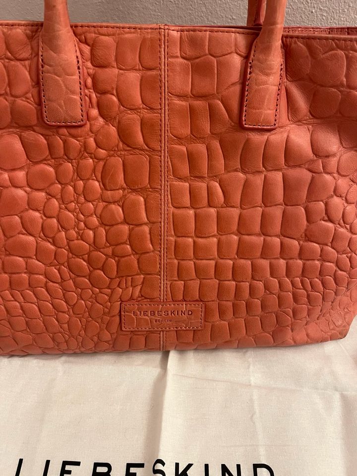 Liebeskind Tasche Kroko Chelsea pink / rosa Leder in Neckarsulm