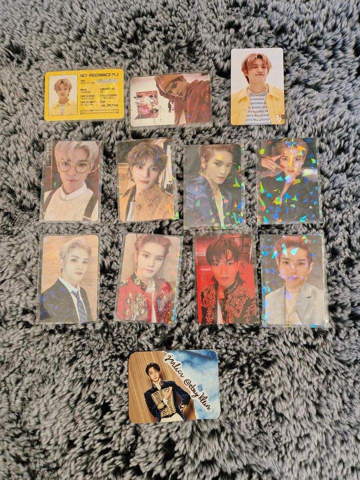 Taeyong Photocards NCT127, NCT2018, NCT2020 in Fürstenfeldbruck