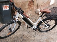 Citybike E Bike 27, 5zoll neu, Fahrrad Damen weiß Sachsen - Burgstädt Vorschau