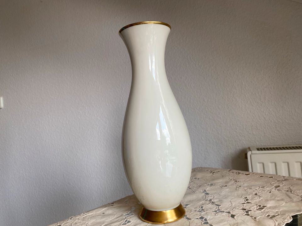 Feine alte Güldenring Vase von Rosenthal Kronach No 1 in Aachen