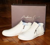 Schuhe Andrea Conti, Bootie, Gr. 38, weiß, echtes Leder, NEU! Sachsen - Ottendorf-Okrilla Vorschau