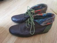 ✿ Desigual Schuhe Gr. 39 Damen Stiefeletten Leder Lederschuhe Baden-Württemberg - Mannheim Vorschau