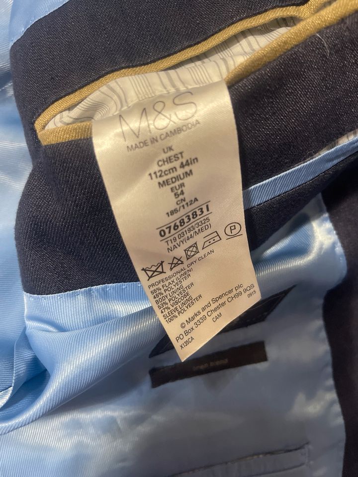 M&S Herren Anzug Blazer Gr: 54 in München