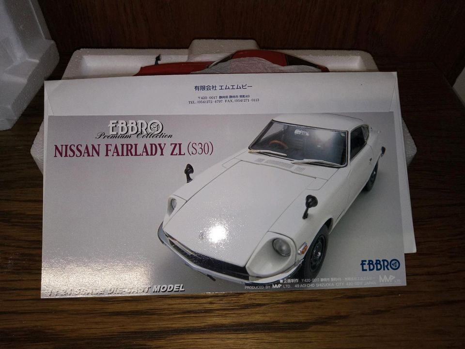 Modellauto 1:24 EBBRO Nissan Fairlady ZL S30 Rot in Frankfurt am Main