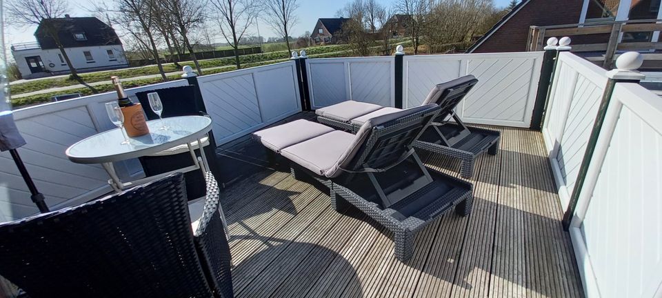 Ferienwohnung mit großer Dachterrasse auf Nordstrand - Nordsee in Nordstrand