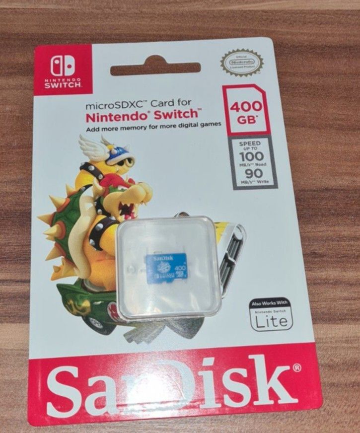 SanDisk Nintendo Switch R100/W90 microSDXC 400GB in Karlsruhe