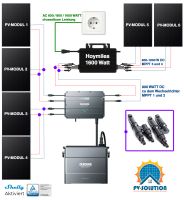 600-2580W Balkonkraftwerk / 2kW Speicher / Hoymiles HMS-1600-4T Niedersachsen - Seelze Vorschau