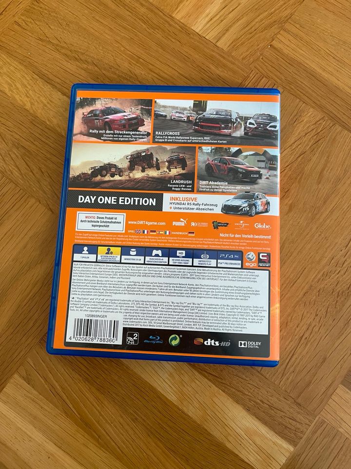 PS4 Dirt 4 Day One Edition in Landshut