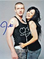 Original Justin Tmberlake (´NSYNC) & Christina Aguilera Autogramm Bayern - Lautertal Vorschau