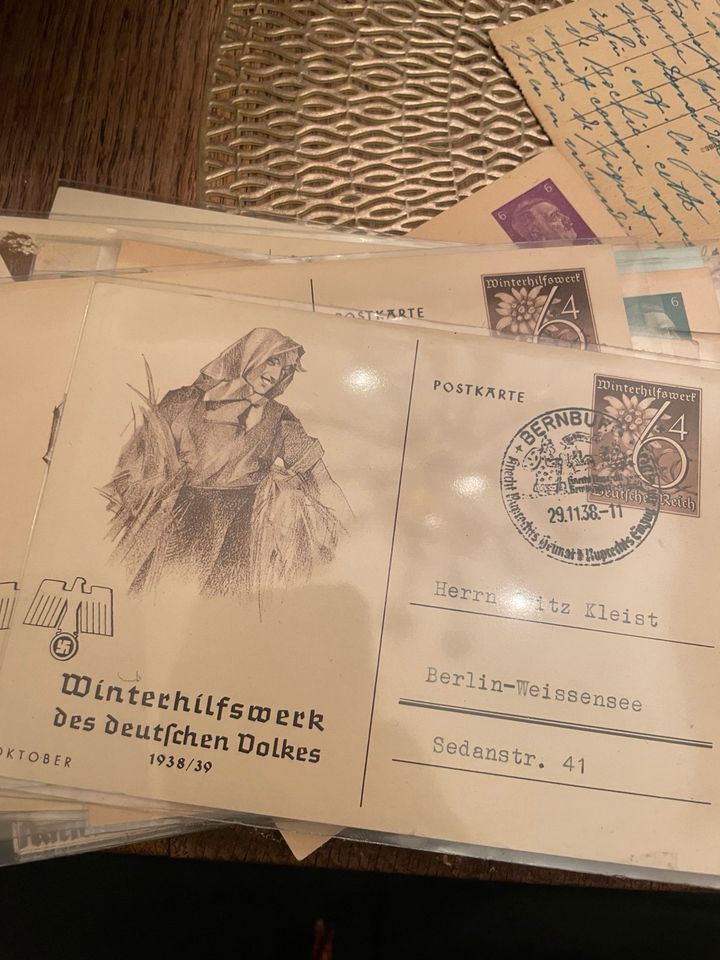 Postkarten Feldpost Luftpost in Mühlhausen