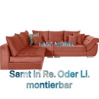 NEU! Ecksofa Rome inkl. Steppung ! Sofa Samt in Terra Nordrhein-Westfalen - Löhne Vorschau