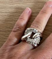 RICARDA M.: auffälliger Ring/Schlange/silber, Größe 55 Baden-Württemberg - Blaustein Vorschau