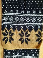 Strick Schal Winter schwarz camel Norweger Stil Hessen - Hadamar Vorschau