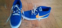 Nike Sneakers Gr 44 Oldschool  selten blau gelb kombo Berlin - Steglitz Vorschau