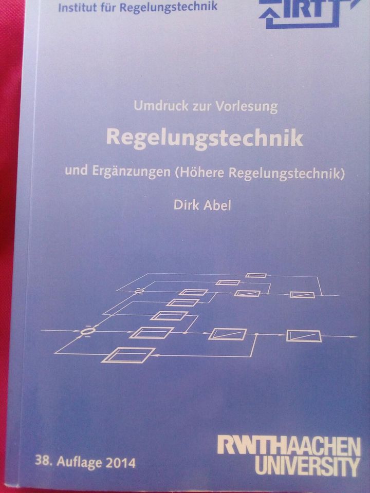 UMDRUCK ZUR VORLESUNG REGELUNGSTECHNIK UND ERGÄNZUNG. 38. AUFL. in Düsseldorf