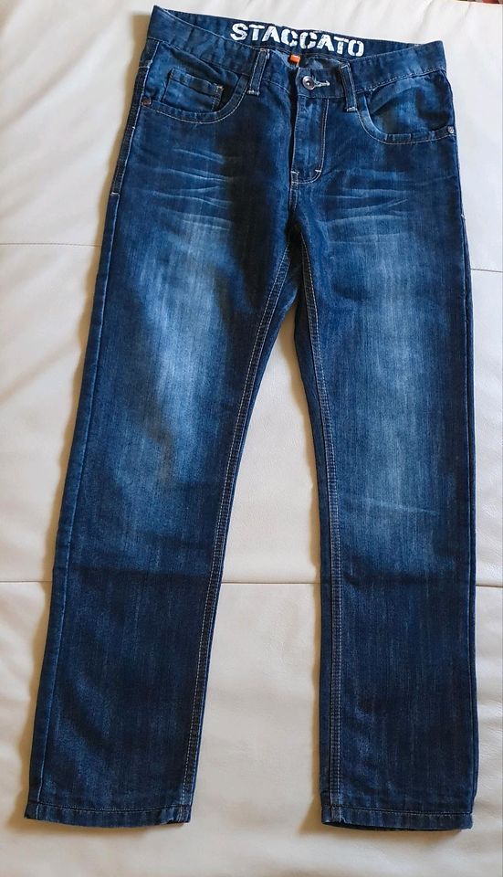 Jeanshose für Mädchen, Größe 164, staccato, blau, in Kösching