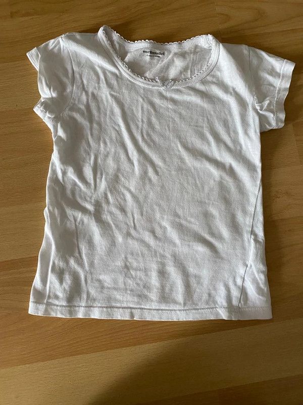 Weißes Unterhemd / Shirt von Vertbaudet, Gr. 114 / 116 in Berlin