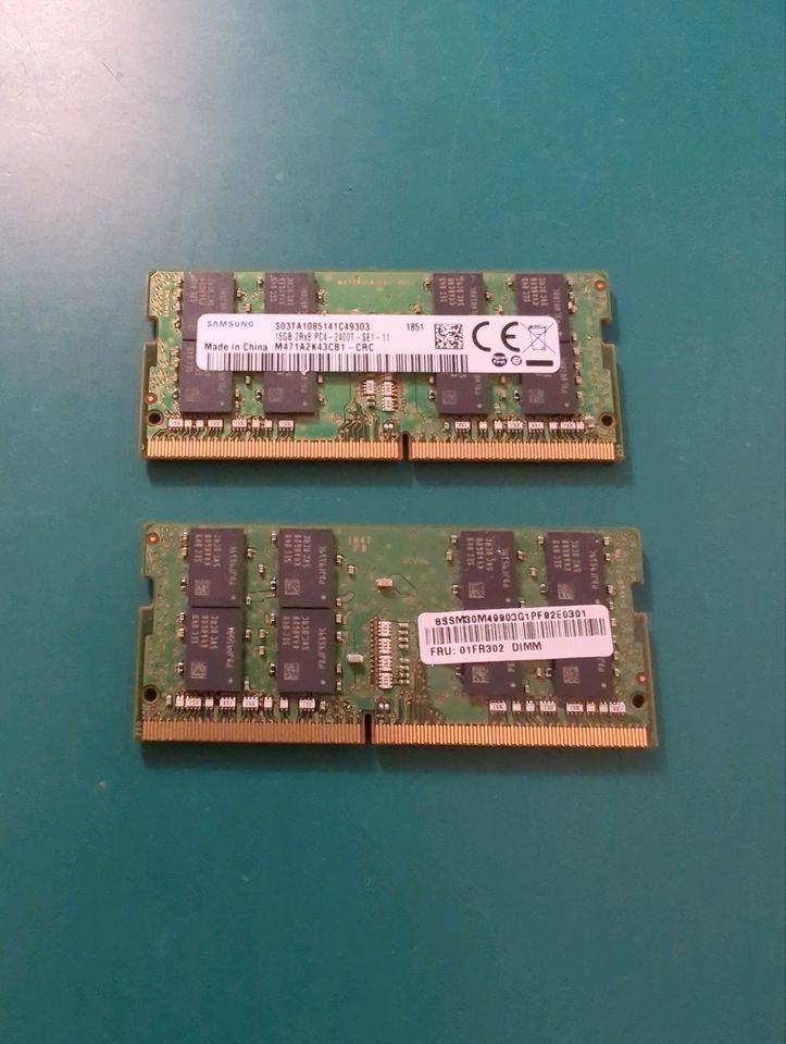 Samsung 32 GB RAM 2x 16 GB für Lenovo  T480 in Kiel