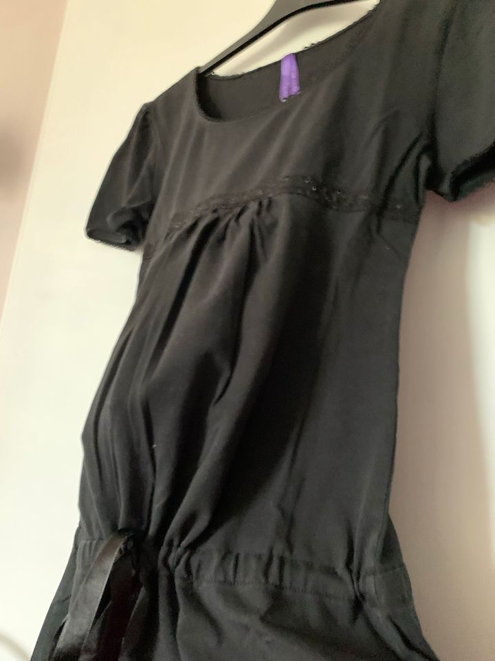 bequemes Umstands-Kleid Seraphine 36/38 schwarz langarm Schwanger in Betzdorf