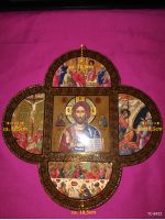Wunderschöne Ikone auf Holz mit Szenen aus dem Leben Jesu Bayern - Ergoldsbach Vorschau