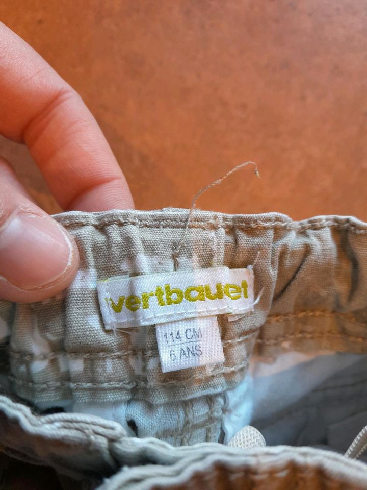 Kurze Stoff-Hose in der Größe 114 für Jungen von Vertbaudet in Waakirchen