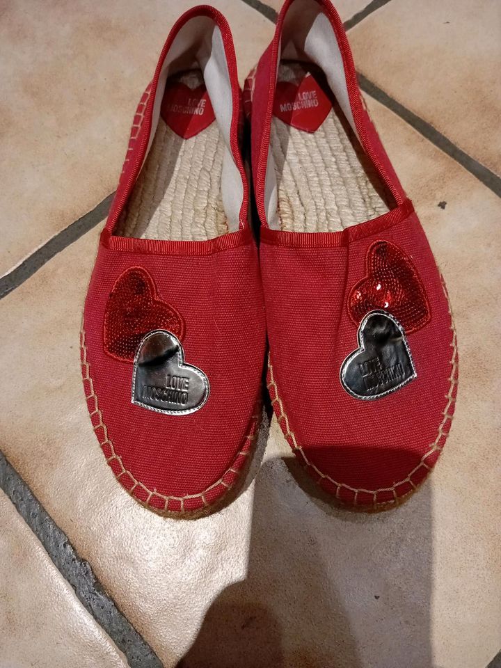 Love Moschino  Espadrilles Sommer Schuhe. Größe  39 in Mühlhausen-Ehingen