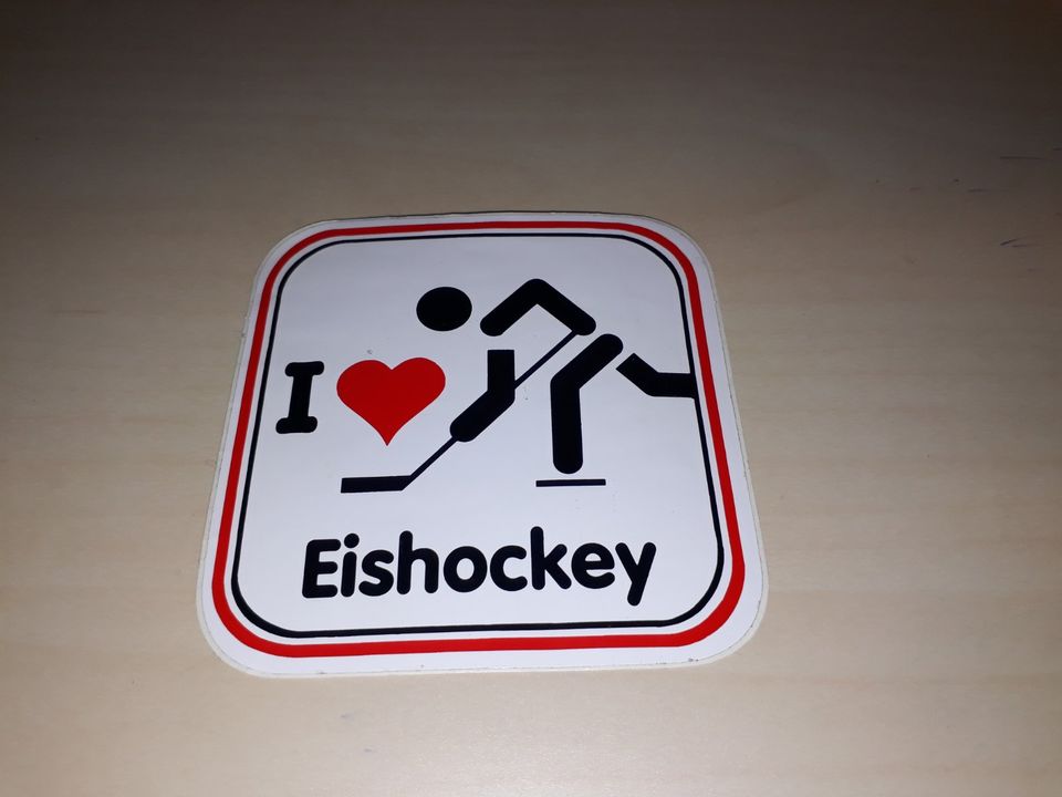 I Love Eishockey - Super Aufkleber für Auto Türen etc.. in Hamburg-Mitte -  Hamburg Hamm