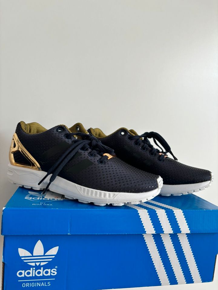 Adidas ZX Flux schwarz-gold in Meiningen