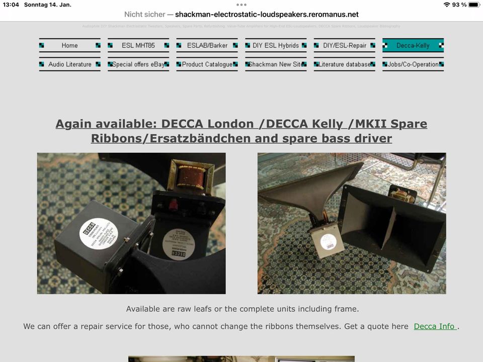 Decca Lautsprecher AL 1500 Letztes Pärchen ❗️Vintage Hifi in Büdingen