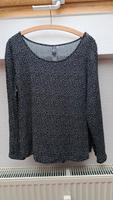 Gemusterte schwarze Bluse Mecklenburg-Strelitz - Landkreis - Neustrelitz Vorschau