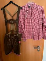 Damen/Mädchen-Trachtenlederhose Marjo-Trachten Gr. 36 incl. Bluse Bayern - Eslarn Vorschau