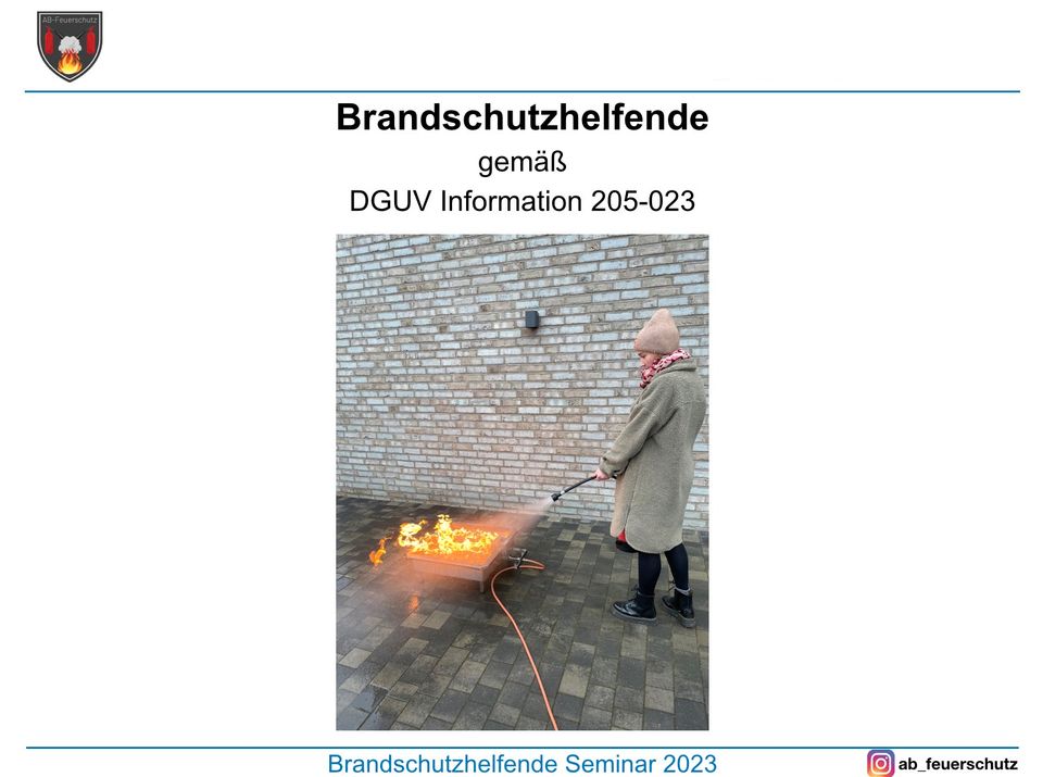 Ausbildung zum Brandschutzhelfer / Evakuierungshelfer in Bremen