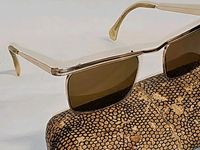 Satilo Vintage Sonnenbrille Rahmen Gestell Gold plated 50/60 Jahr Baden-Württemberg - Breisach am Rhein   Vorschau