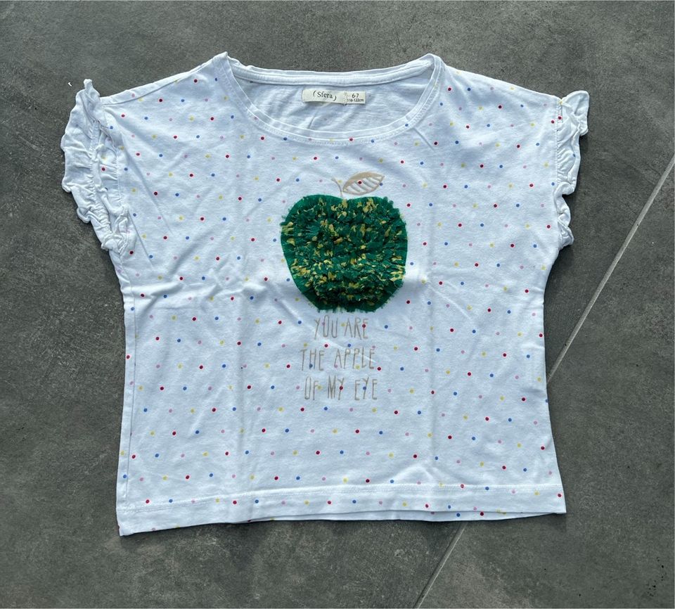 Niedliches T-Shirt mit 3D-Applikation (116-122) in Wettringen