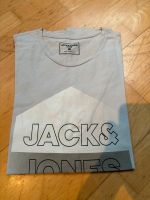 Jack & Jones # T-Shirt # Hellgrau + Print # XL # Top Zustand Nordrhein-Westfalen - Brühl Vorschau