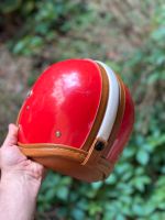 DDR Mopedhelm Perfekt (Halbschale Eierschale Vintage Simson) Sachsen-Anhalt - Halle Vorschau