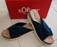 s.Oliver Sandalen, Stoff,  soft foam, blau, Gr. 39 Hessen - Groß-Umstadt Vorschau
