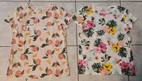 2 tlg Set H&M Shirt 146/152 Blumen girl Kurzarm Nordrhein-Westfalen - Schwalmtal Vorschau