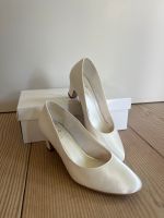 Avalia Grace ivory satin Pumps Hochzeitsschuhe Brautschuhe Niedersachsen - Stadland Vorschau