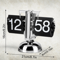 Flip Clock Klappzahlenuhr Batteriebetrieben Retro Uhr T Hessen - Ehringshausen Vorschau