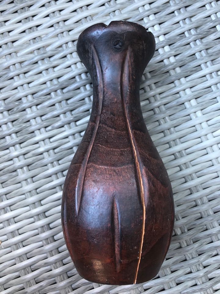 Holz Vase /Echt Holz in Grafenberg