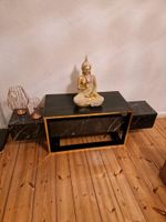 Sideboard tv Schrank lowboard schwarz Gold marmor Optik tisch Mitte - Wedding Vorschau