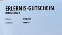 Ballonfahren Erlebnis-Gutschein von Jochen Schweizer Niedersachsen - Wenzendorf Vorschau