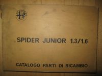 Teilekatalog Parts catalog Alfa Romeo Spider Junior 1300 / 1600 Baden-Württemberg - Bruchsal Vorschau