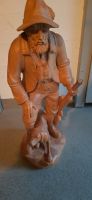 Holzfigur Jäger mit Hund handgeschnitzt 70 cm mit Zertifikat Essen - Essen-Kettwig Vorschau
