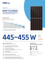 Solarmodule DAH Solar DHM-72L9(BW)-450W (gratis Versand ab 34 St) Sachsen - Nebelschütz Vorschau